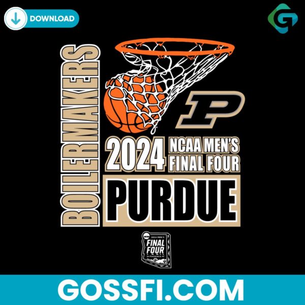 basketball-net-purdue-boilermakers-2024-final-four-svg