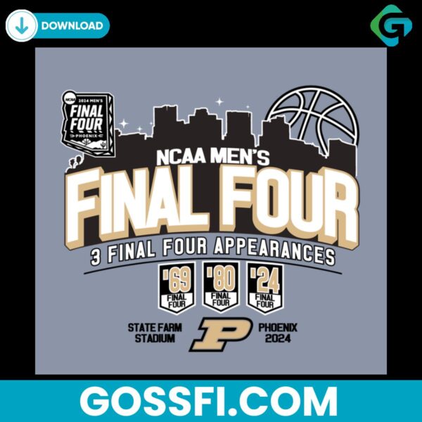 ncaa-mens-final-four-purdue-boilermakers-basketball-svg