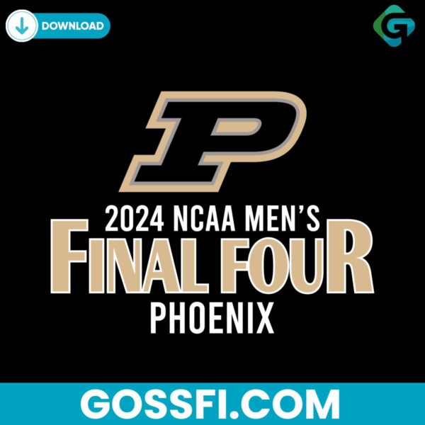 final-four-phoenix-2024-ncaa-mens-purdue-basketball-svg