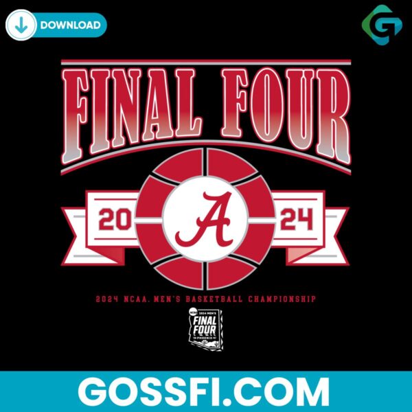 final-four-alabama-basketball-2024-march-madness-svg