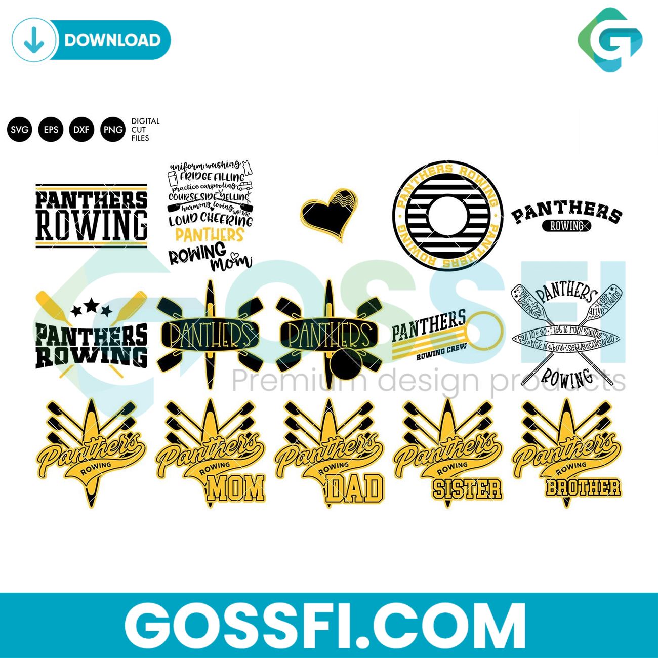 panthers-rowing-crew-bundle-svg-digital-download