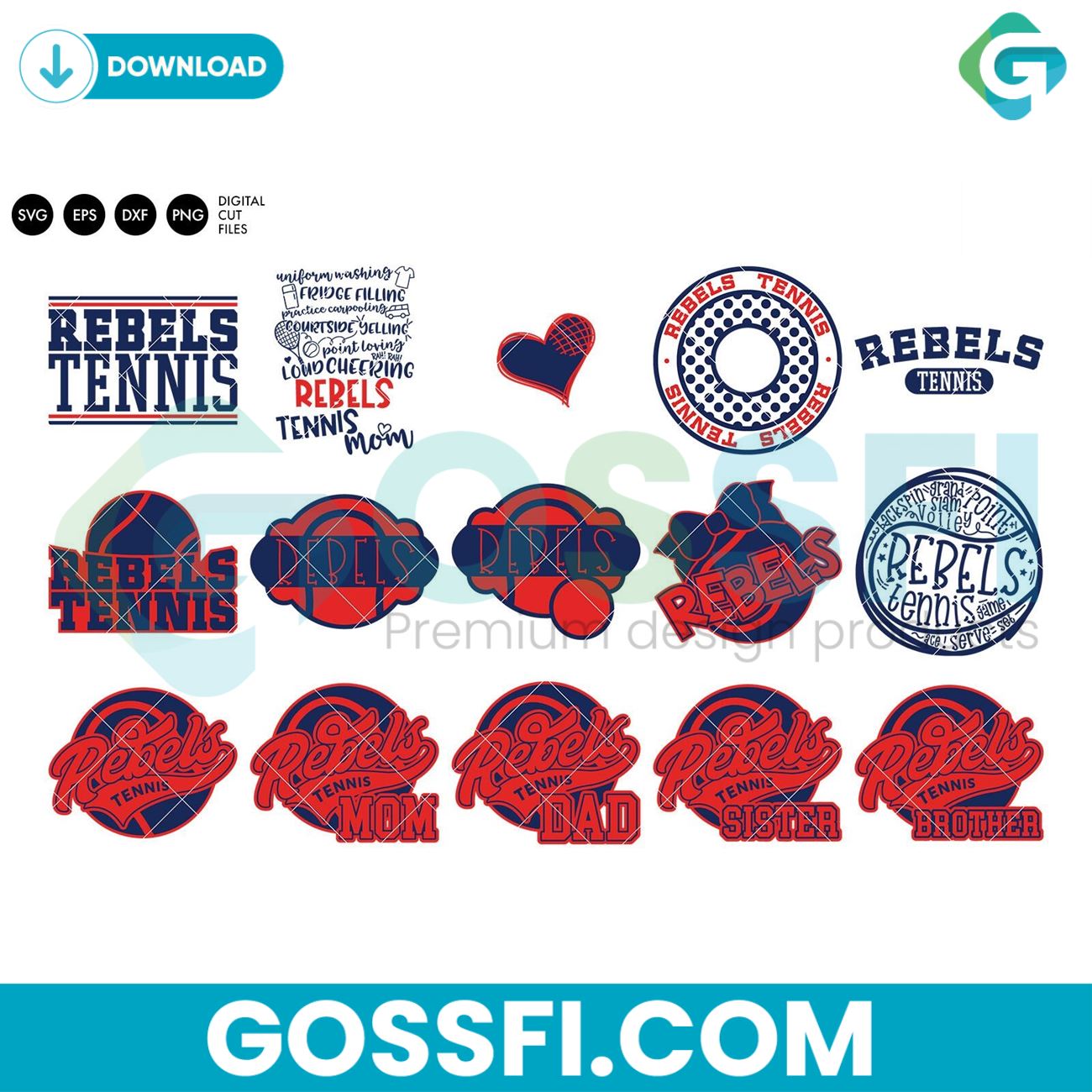 rebels-tennis-bundle-svg-digital-download