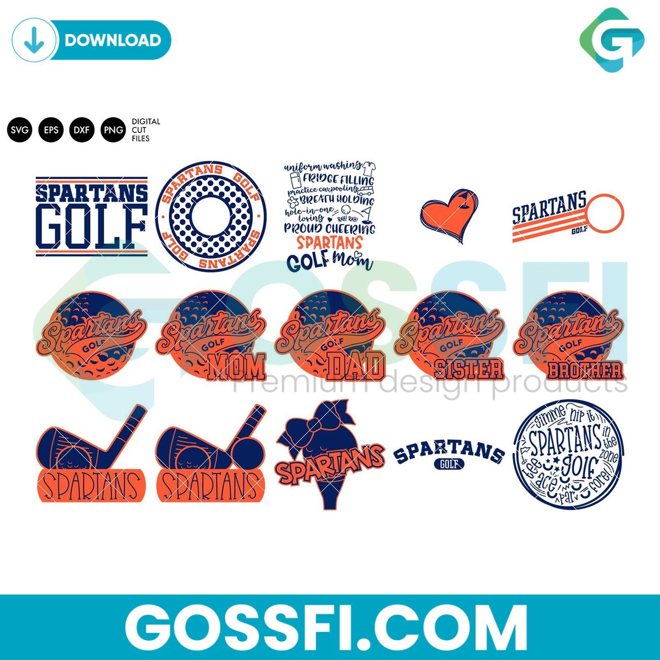 spartans-golf-team-bundle-svg-digital-download