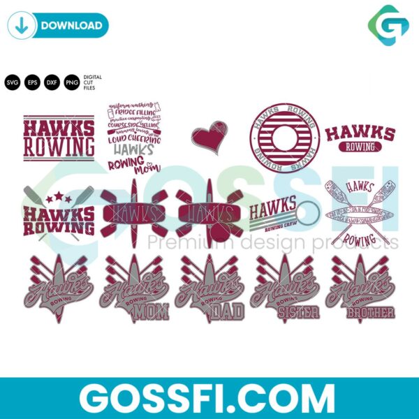 hawks-rowing-crew-bundle-svg-digital-download