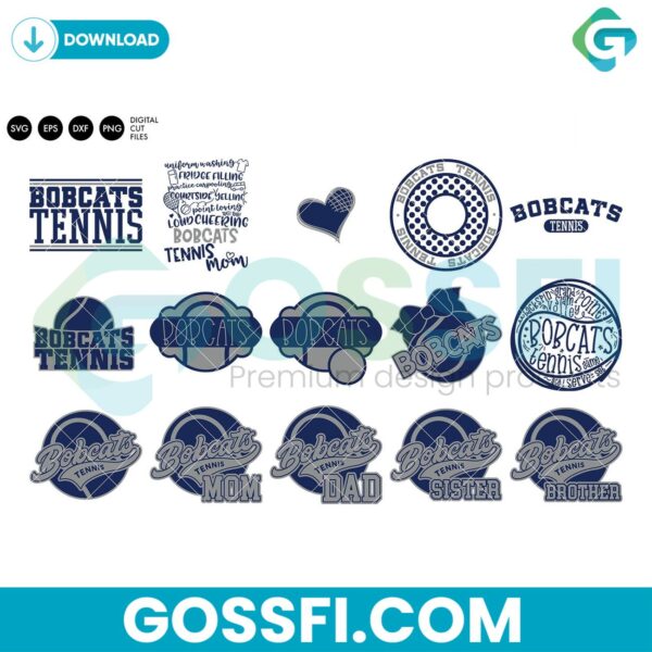 bobcats-tennis-bundle-svg-digital-download