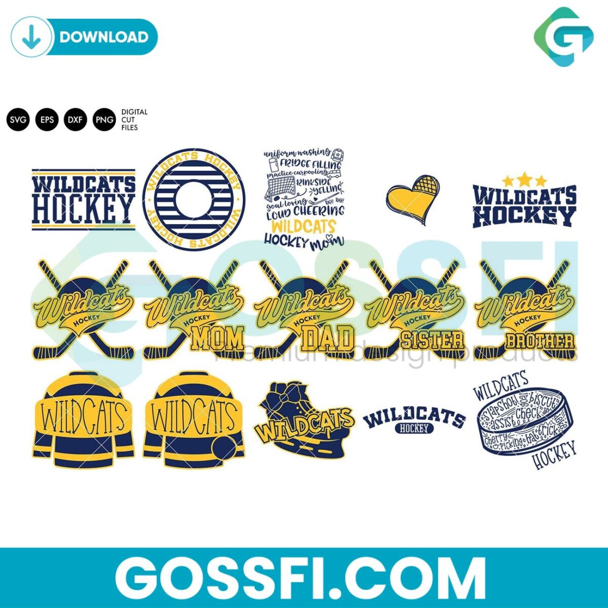 wildcats-ice-hockey-bundle-svg-digital-download