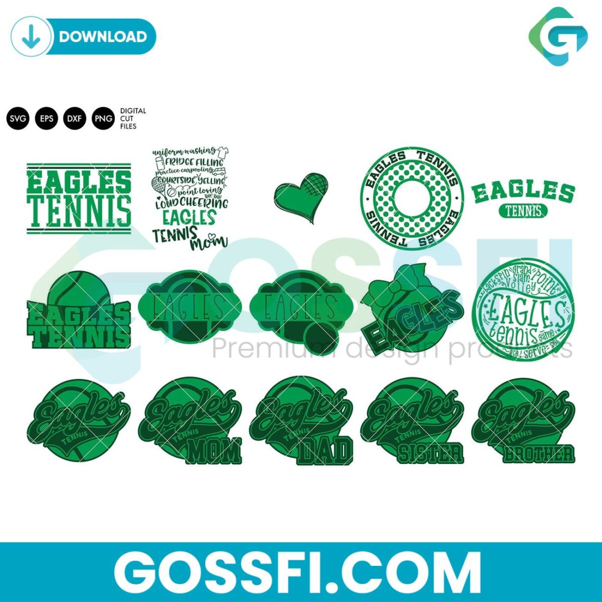 eagles-tennis-bundle-svg-digital-download