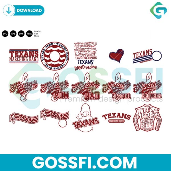 texans-marching-band-bundle-svg-digital-download