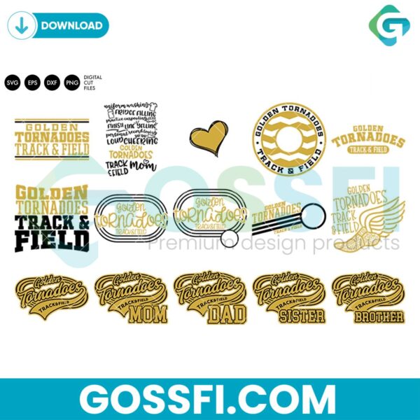 golden-tornadoes-track-and-field-bundle-svg-digital-download