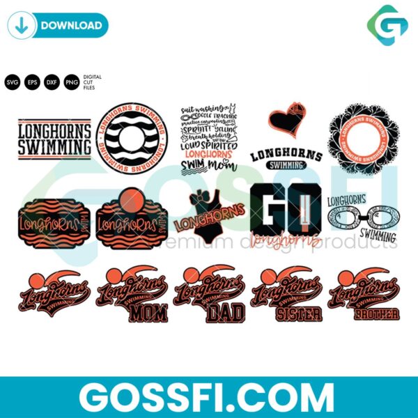 longhorns-swim-team-bundle-svg-digital-download