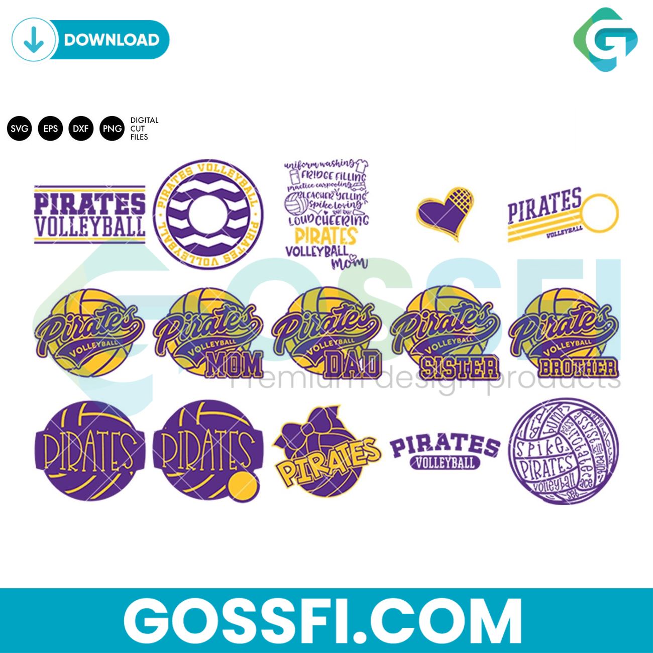 pirates-volleyball-bundle-svg-digital-download