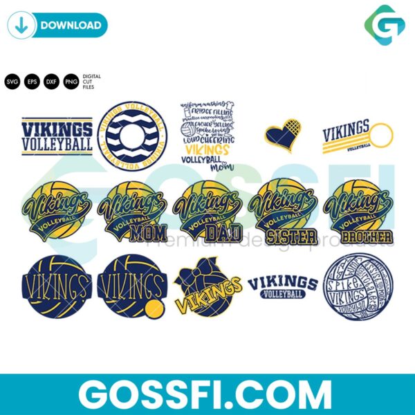 vikings-volleyball-bundle-svg-digital-download