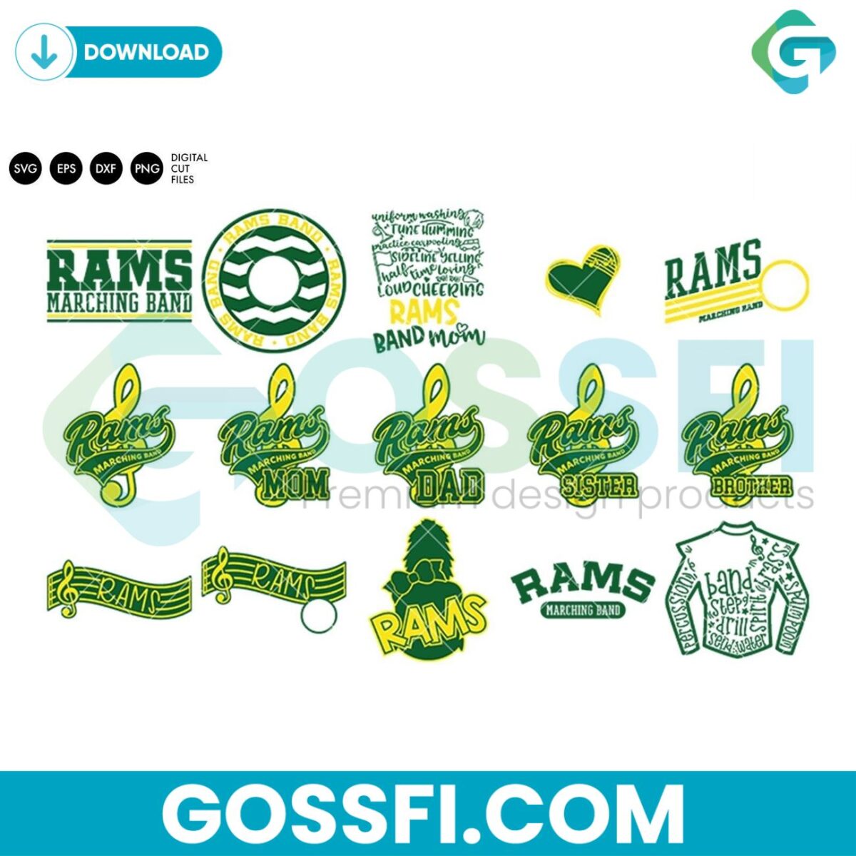 rams-marching-band-bundle-svg-digital-download