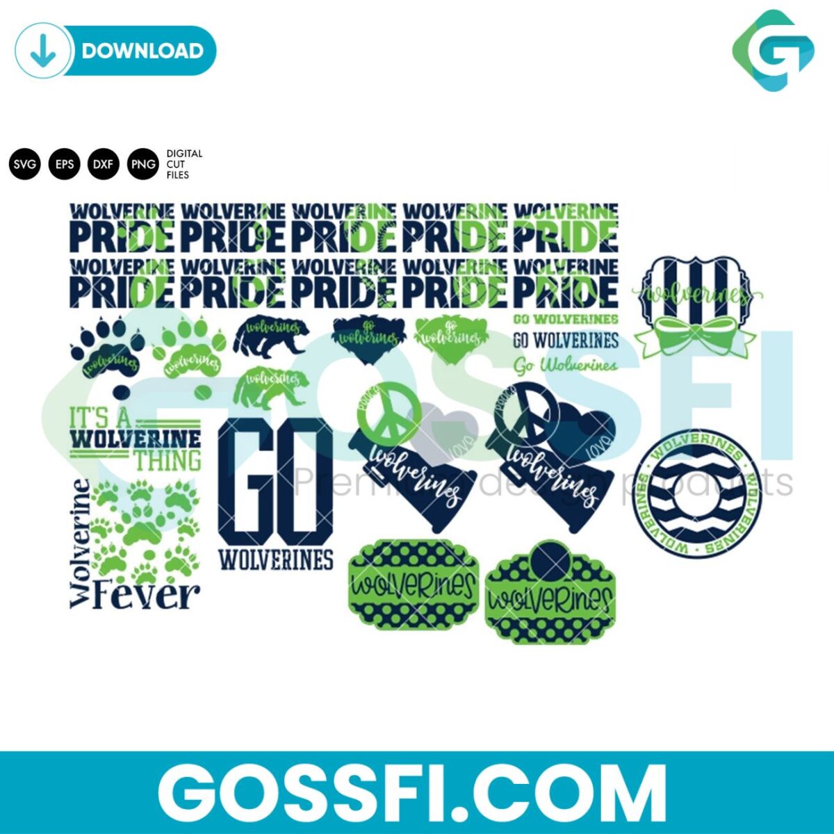 wolverines-mascot-bundle-navy-lime-svg-digital-download