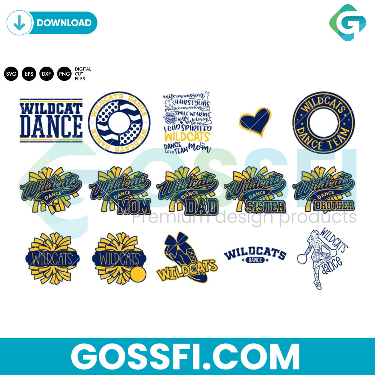 wildcats-dance-bundle-svg-digital-download