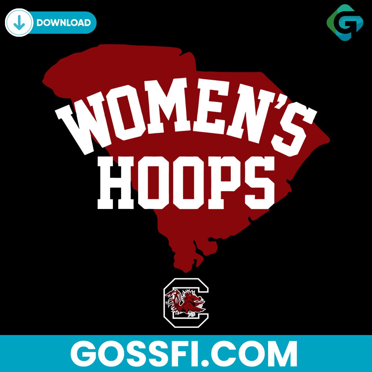 south-carolina-basketball-womens-hoops-svg-digital-download