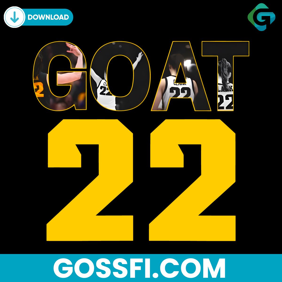 goat-22-caitlin-clark-basketball-player-iowa-png