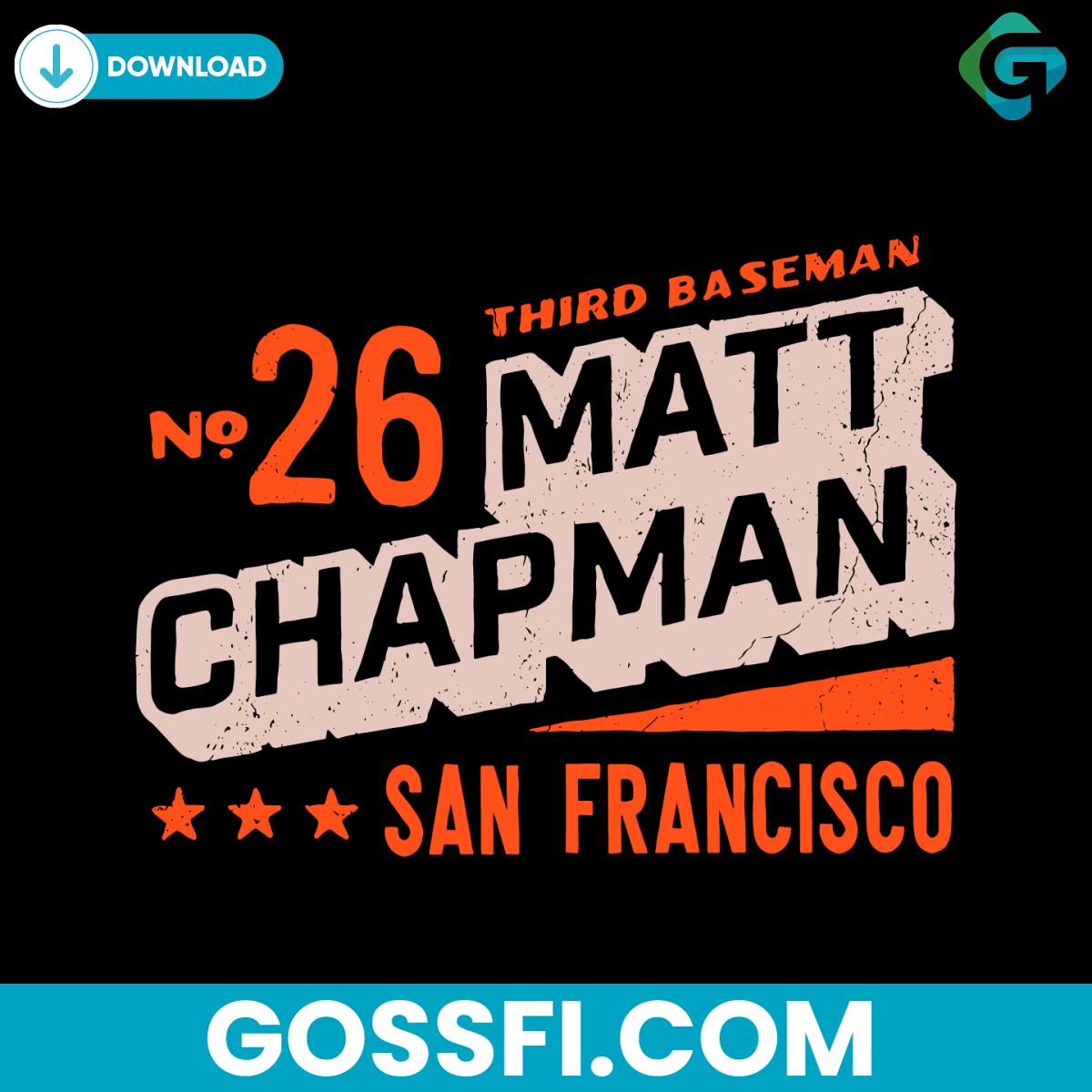 matt-chapman-third-baseman-san-francisco-baseball-svg