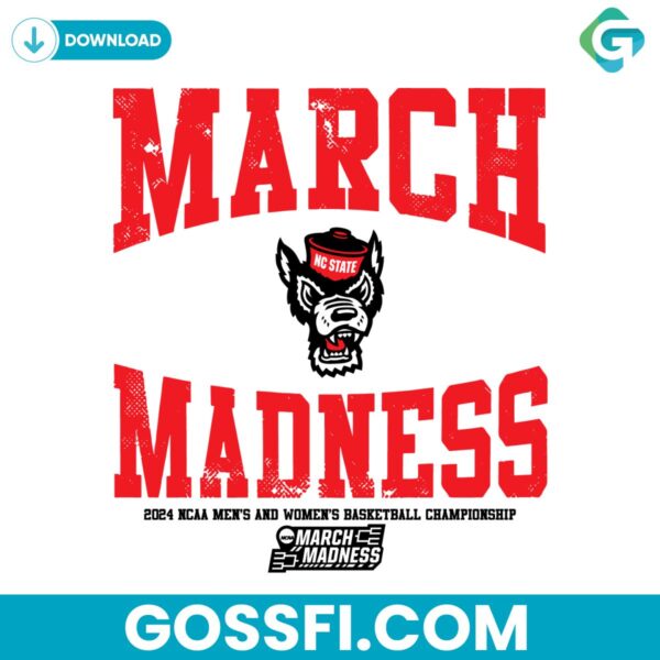 nc-state-basketball-march-madness-svg-digital-download