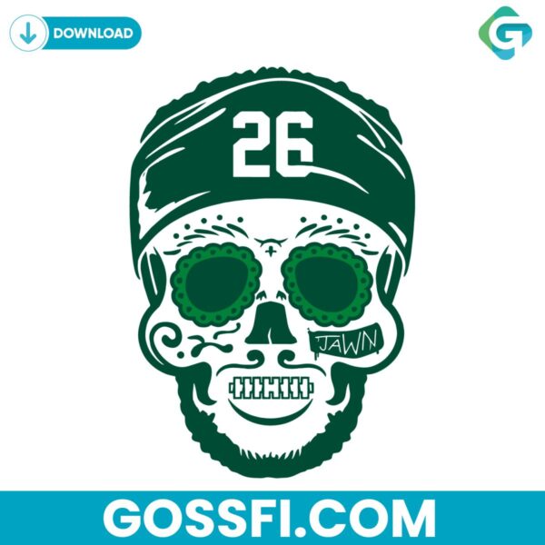 saquon-barkley-philadelphia-eagles-sugar-skull-svg