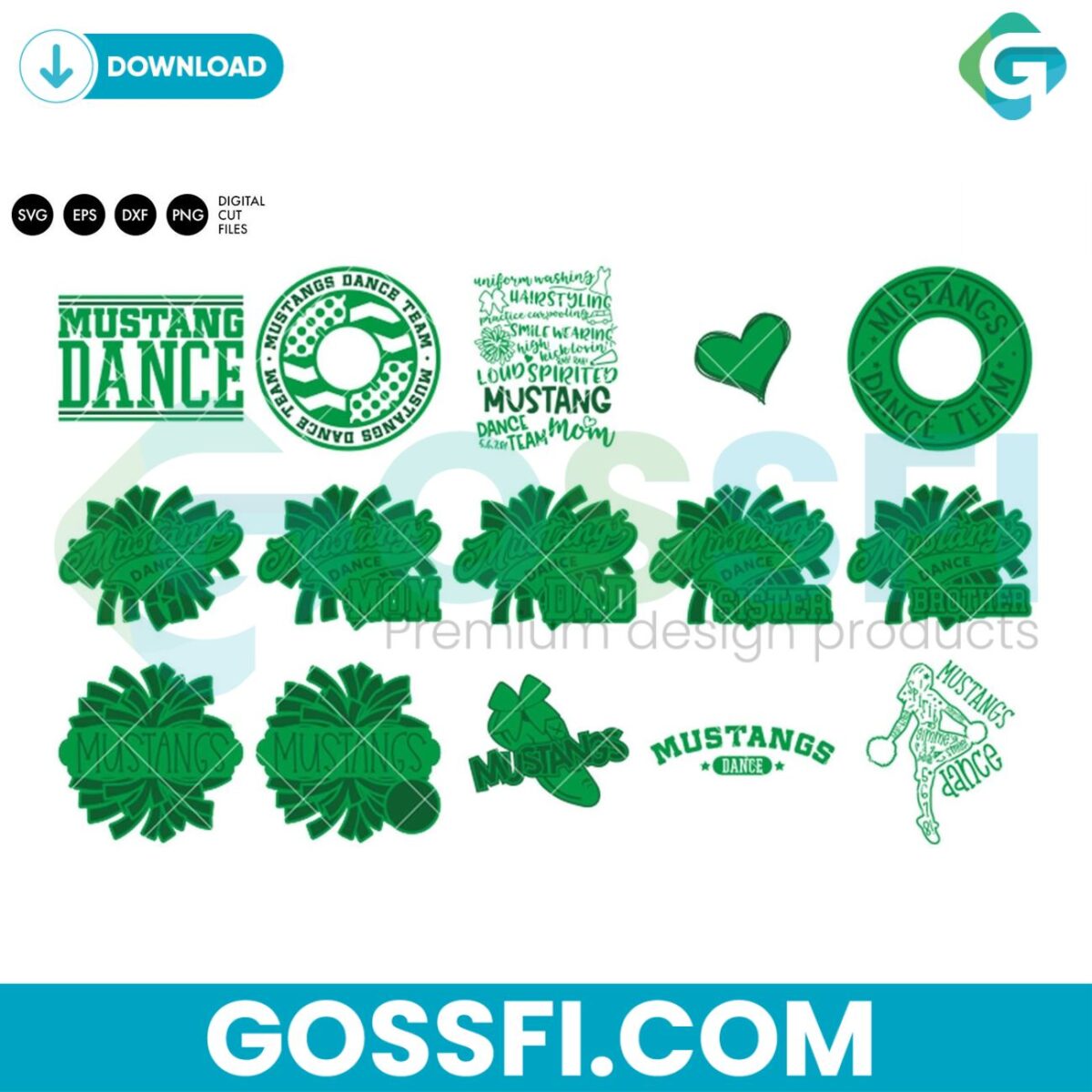 mustangs-dance-bundle-svg-digital-download