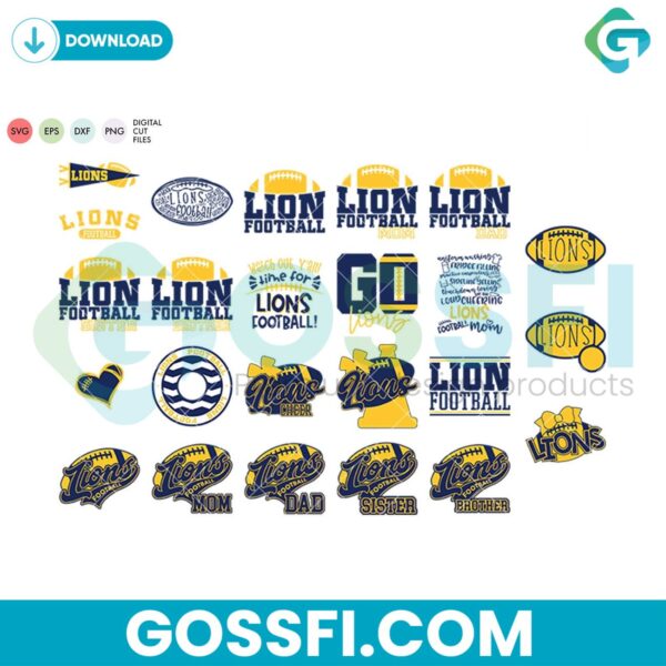 lions-football-bundle-svg-digital-download