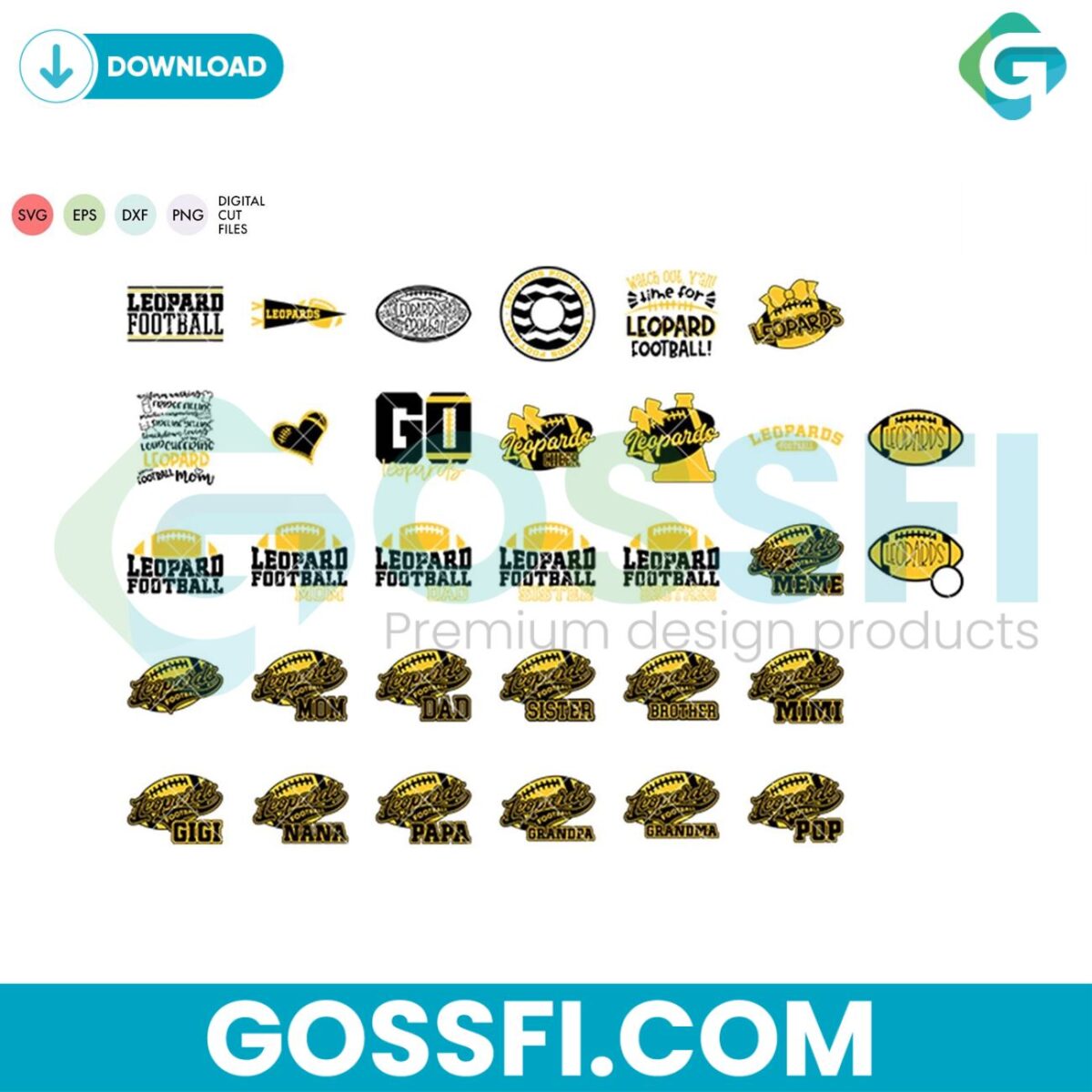 leopards-football-bundle-svg-digital-download