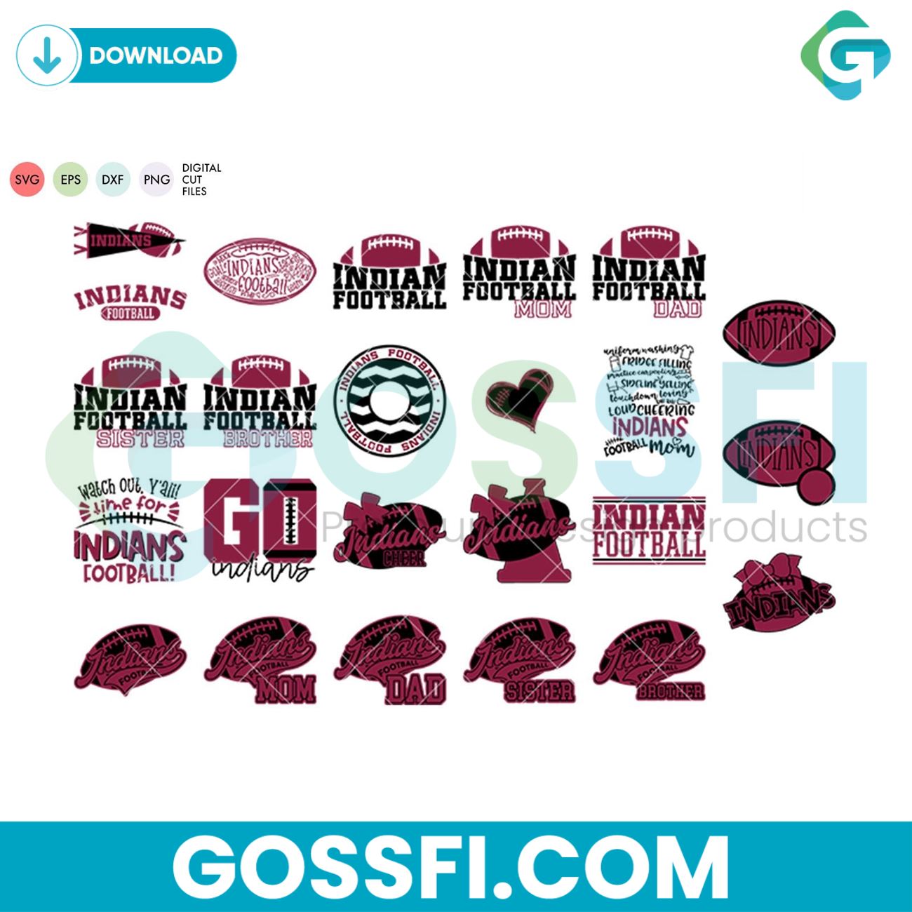 indians-football-bundle-svg-digital-download