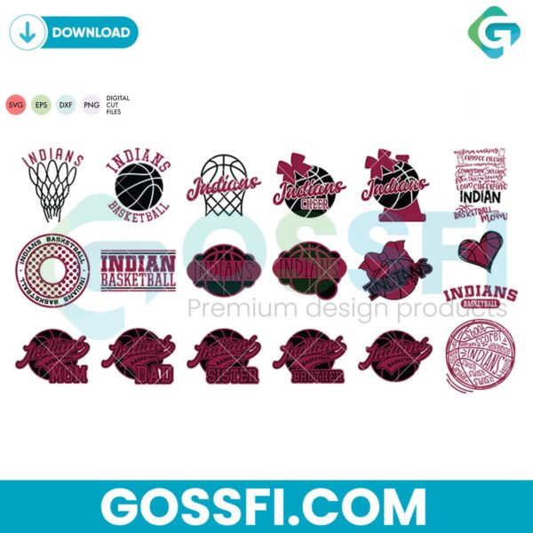 indians-basketball-bundle-svg-digital-download