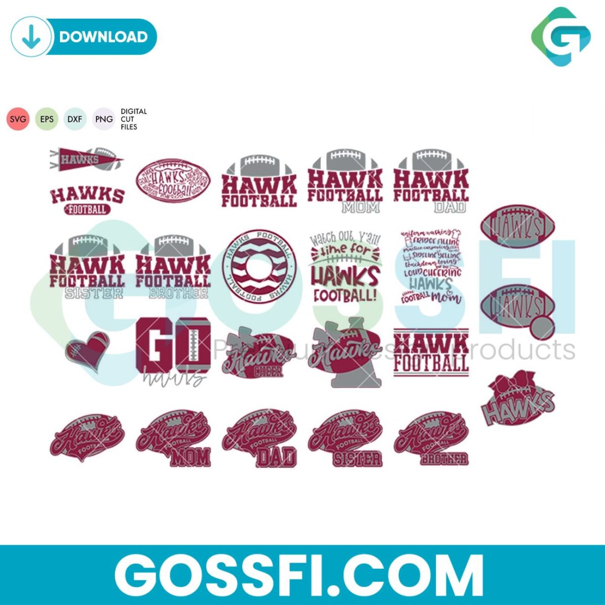 hawks-football-bundle-svg-digital-download