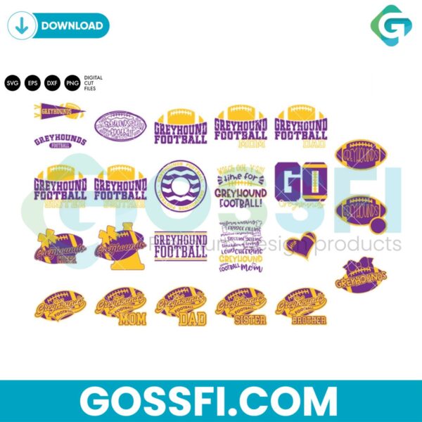 greyhounds-football-bundle-purple-gold-svg-digital-download