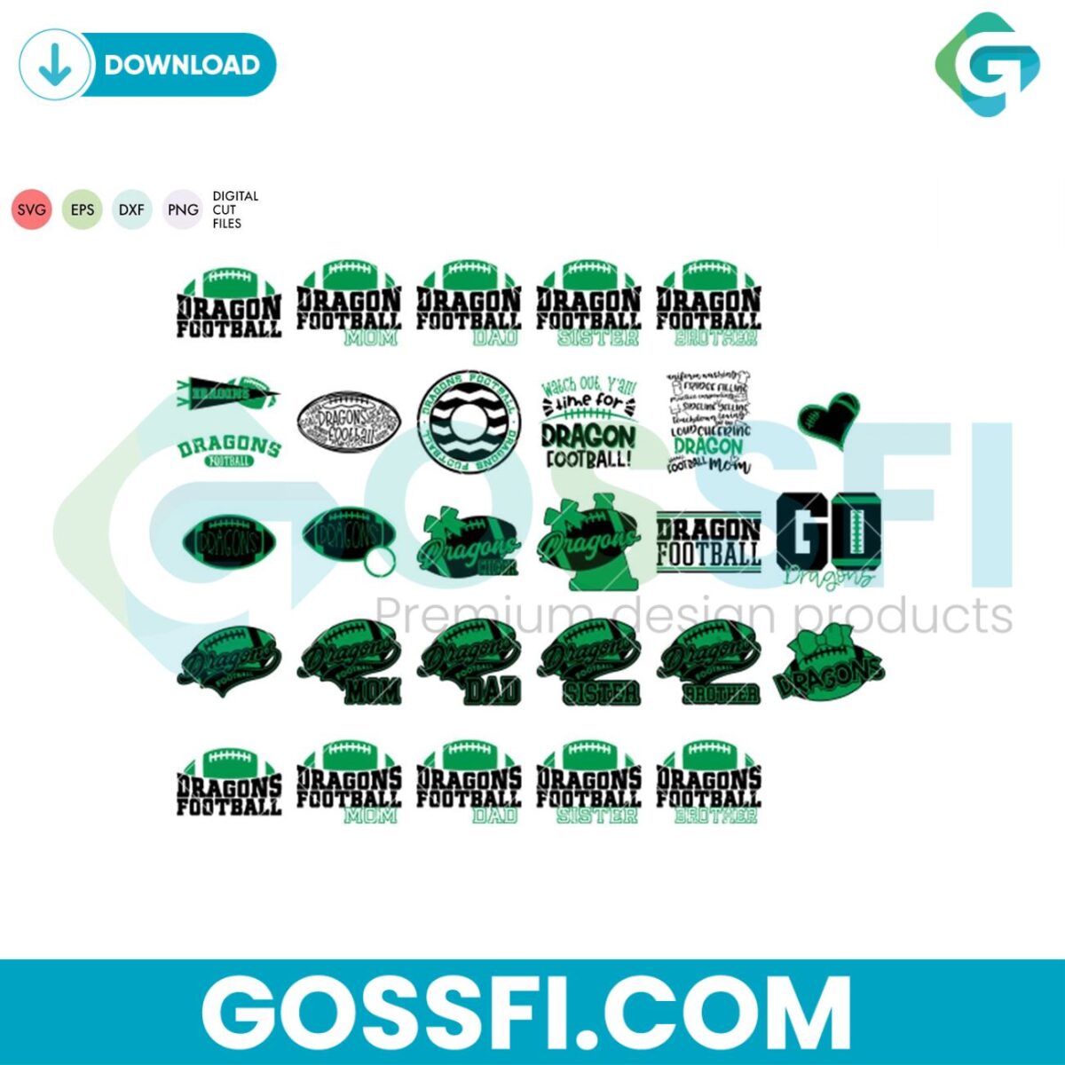 dragons-football-bundle-svg-digital-download