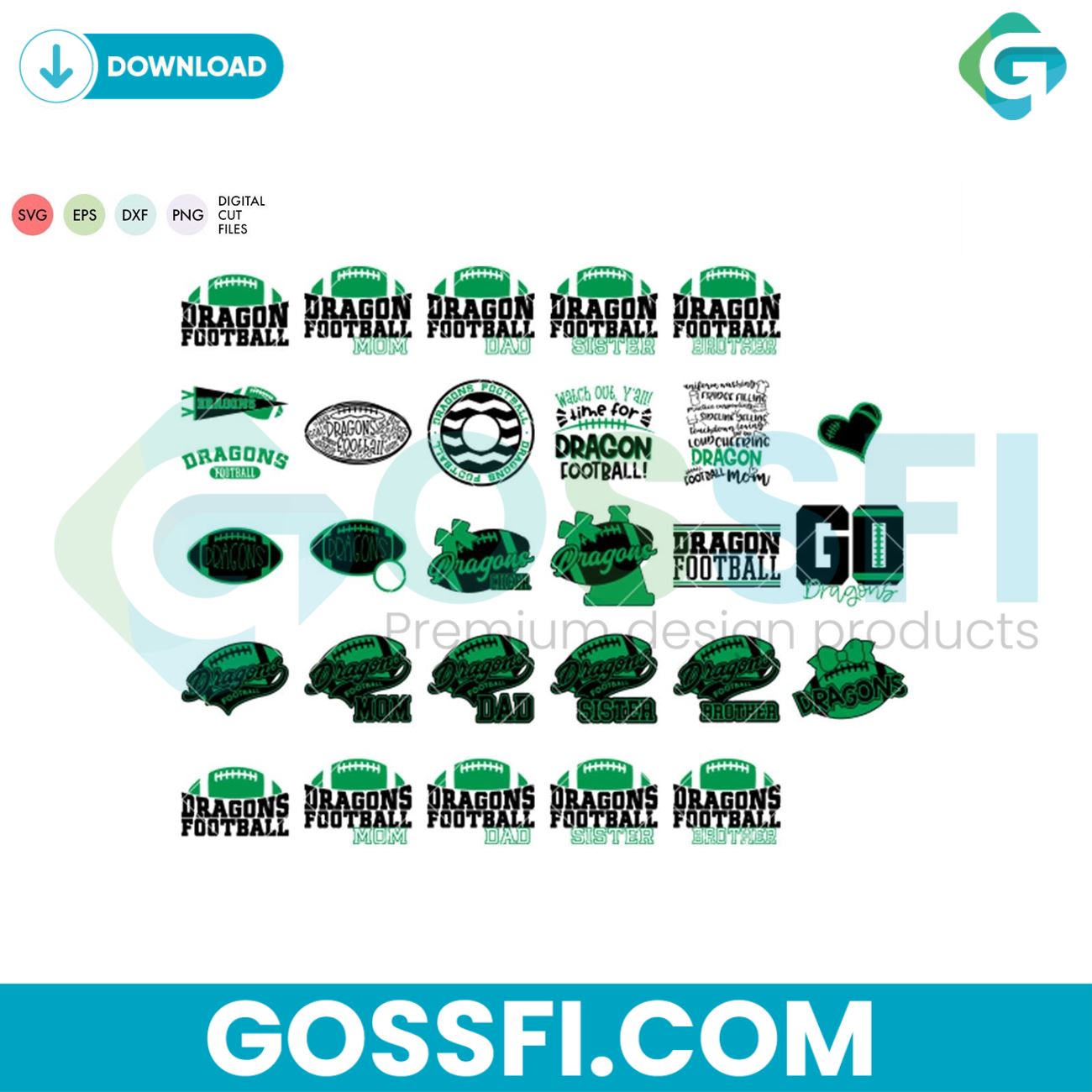 dragons-football-bundle-svg-digital-download