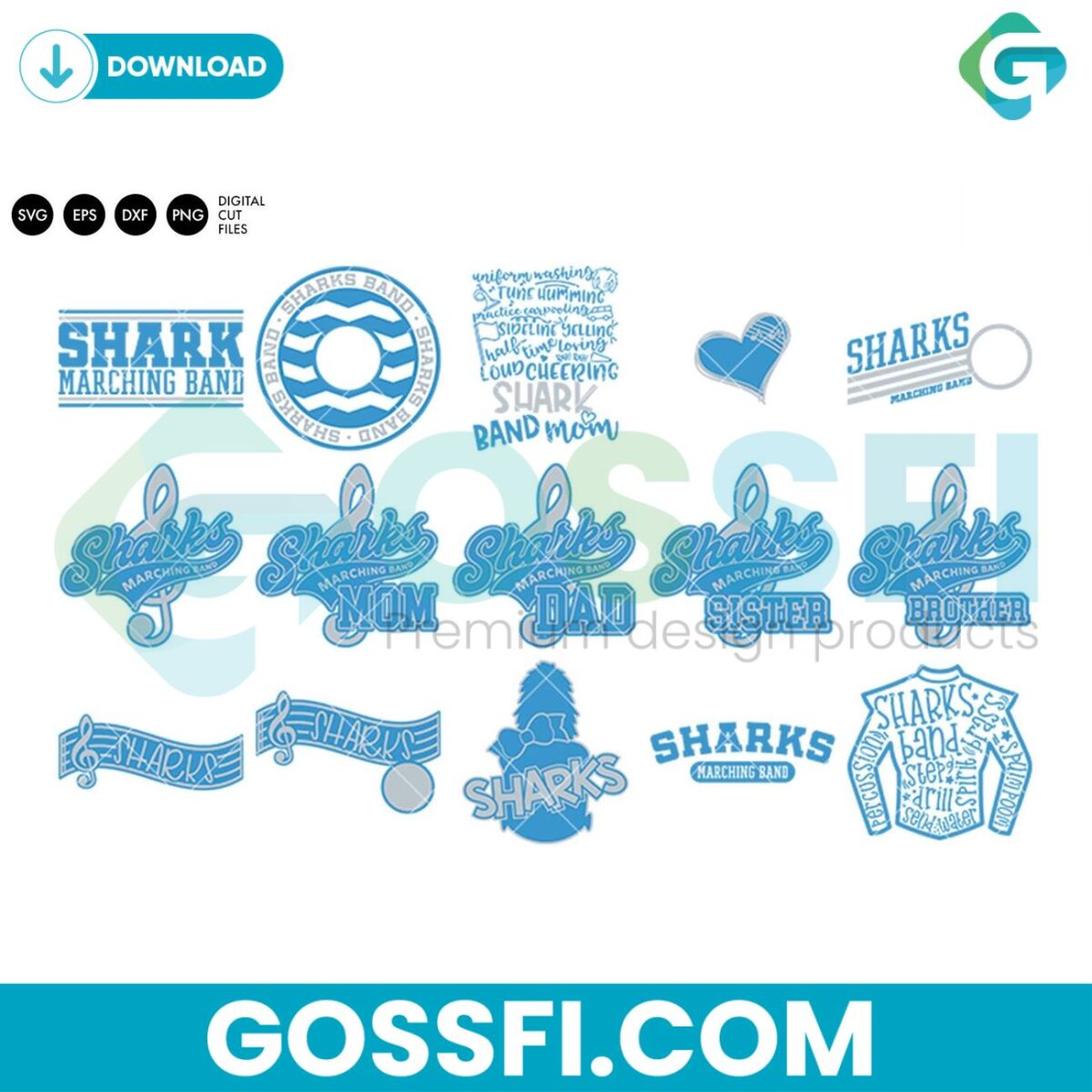 sharks-band-bundle-svg-digital-download