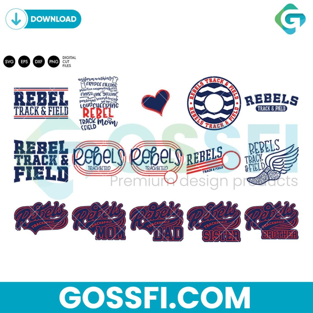 rebels-track-svg-digital-download