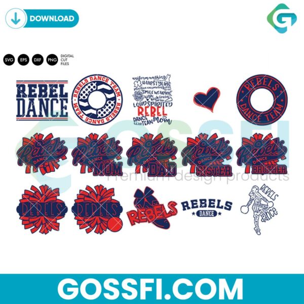 rebels-dance-bundle-svg-digital-download