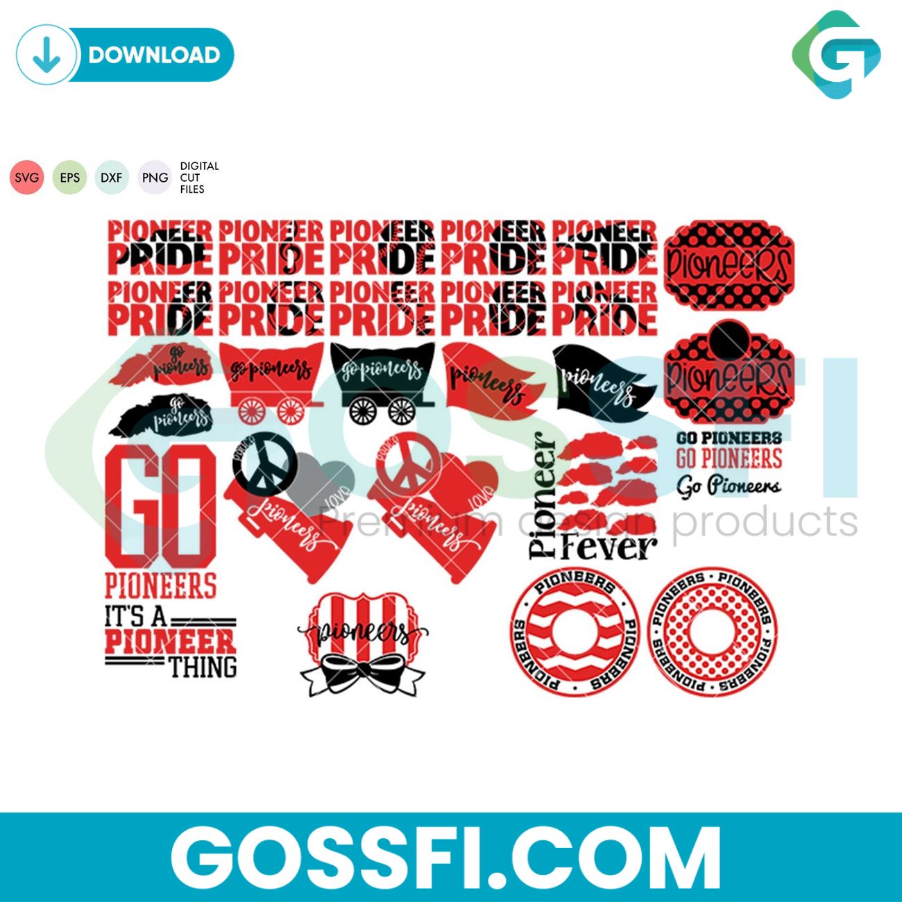 pioneers-mascot-bundle-svg-digital-download