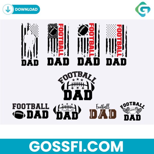 football-dad-svg-digital-download