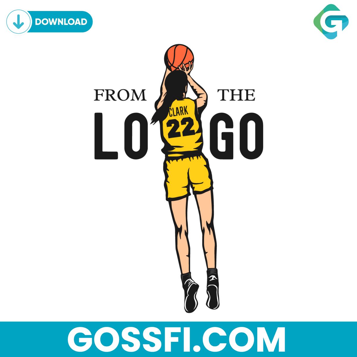 from-the-logo-basketball-ncaa-player-iowa-hawkeyes-caitlin-clark-svg