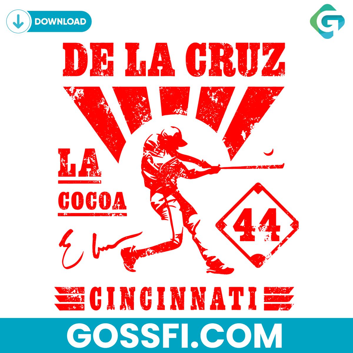 elly-de-la-cruz-cincinnati-reds-baseball-svg-digital-download