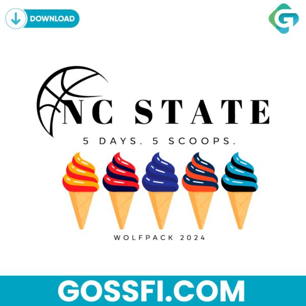 nc-state-5-days-5-scoops-ice-scream-svg