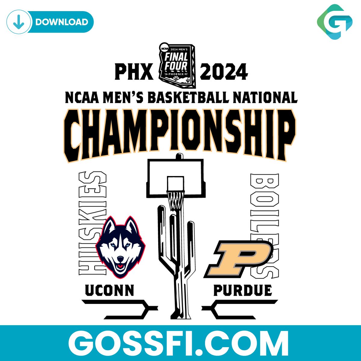 purdue-boilermakers-vs-uconn-huskies-2024-ncaa-mens-basketball-national-championship-svg