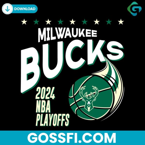 milwaukee-bucks-basketball-2024-nba-playoffs-svg