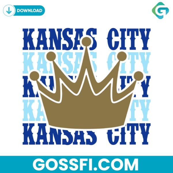 kansas-city-crown-baseball-mlb-svg-digital-download