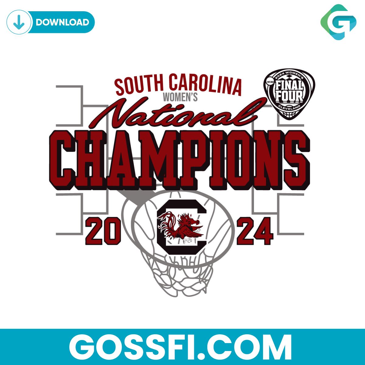 south-carolina-womens-basketball-2024-ncaa-national-champions-svg