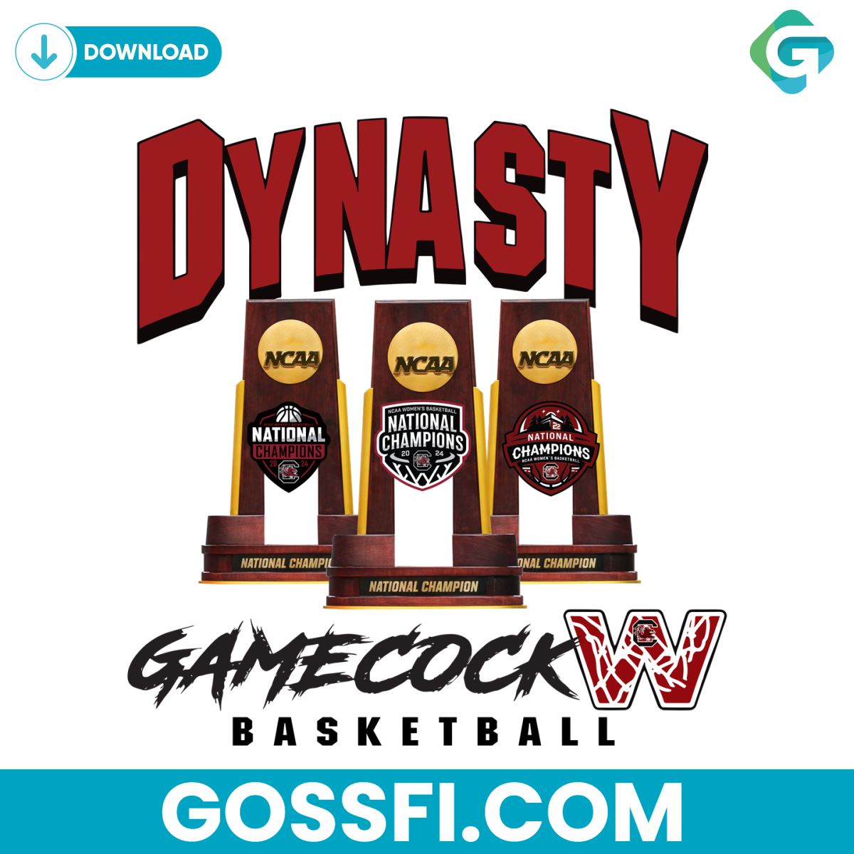 south-carolina-gamecocks-womens-basketball-dynasty-png