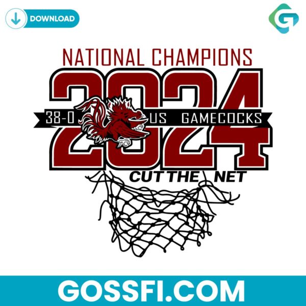 national-champions-2024-cut-the-net-gamecocks-basketball-svg