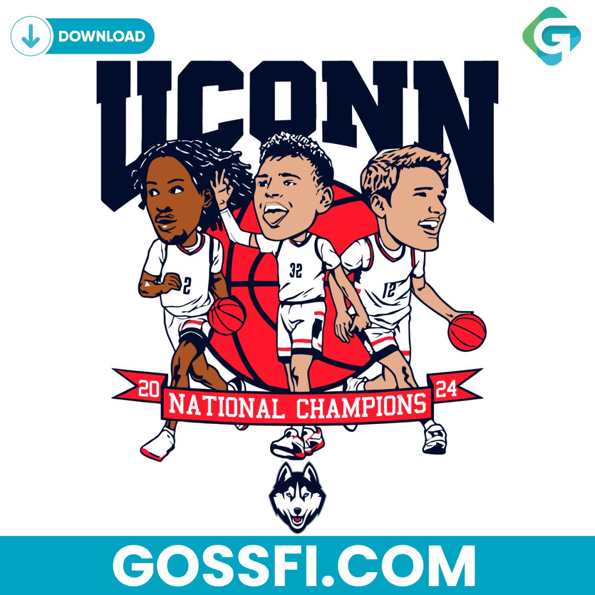 uconn-mens-basketball-2024-national-champions-caricatures-svg