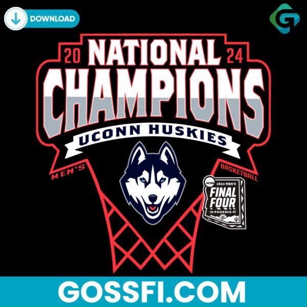 basketball-net-national-champions-uconn-huskies-svg