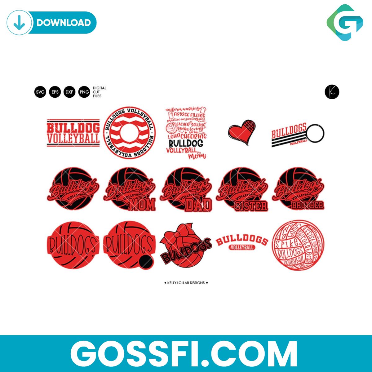 bulldogs-volleyball-bundle-svg-digital-download